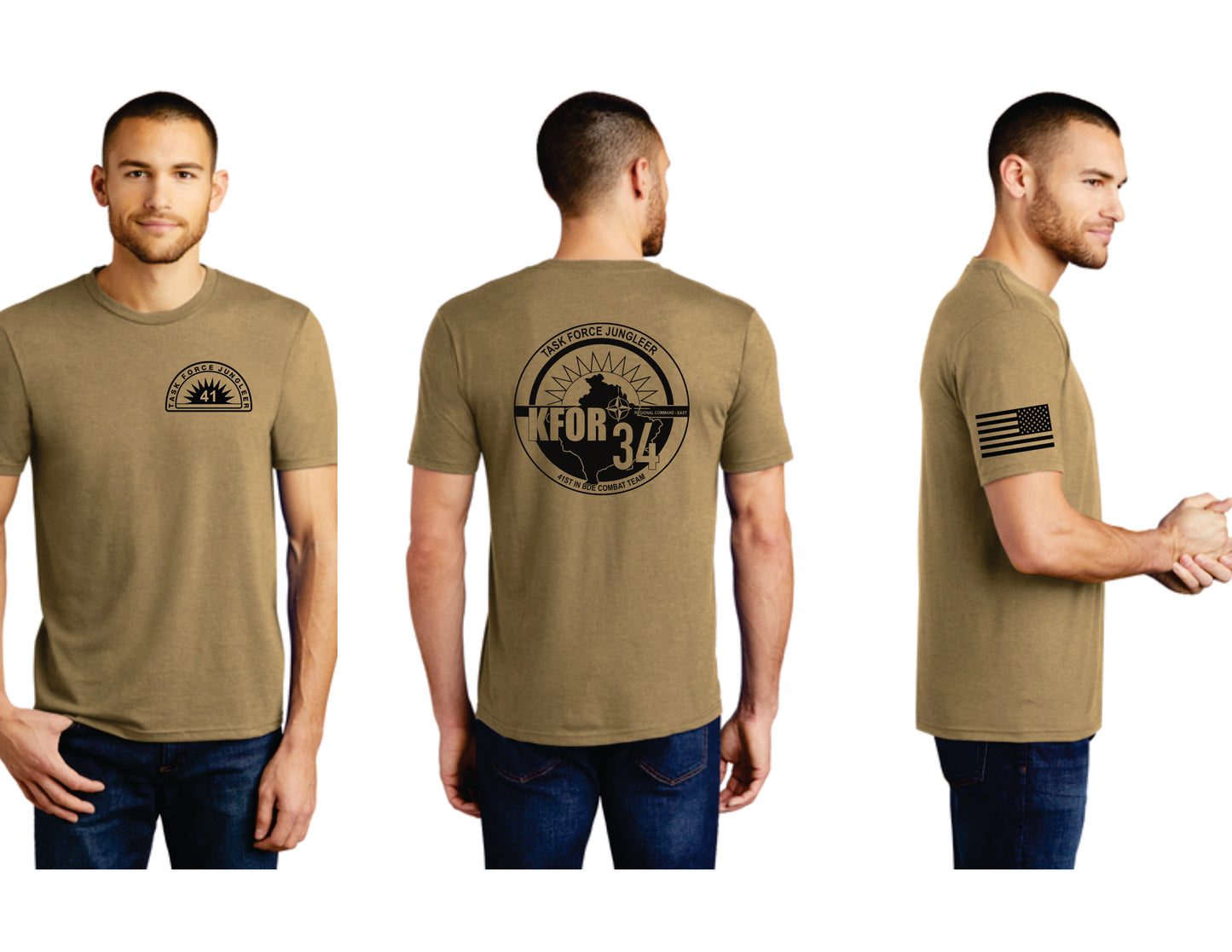 Short Sleeve T-shirt - Coyote Brown KFOR34